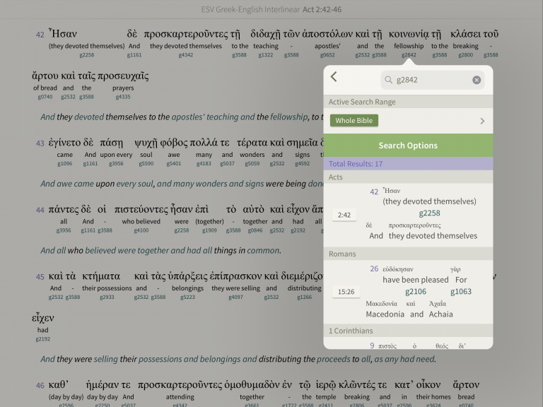 hebrew greek interlinear bible app