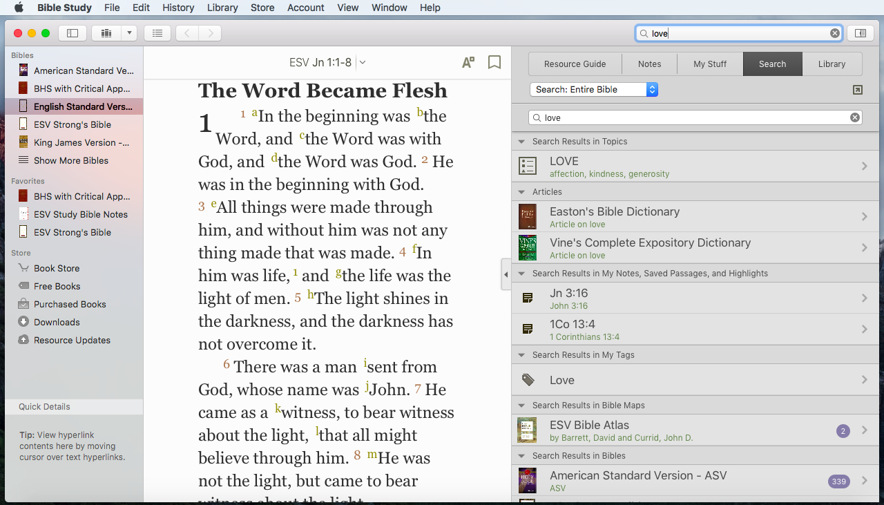 olive tree bible for mac