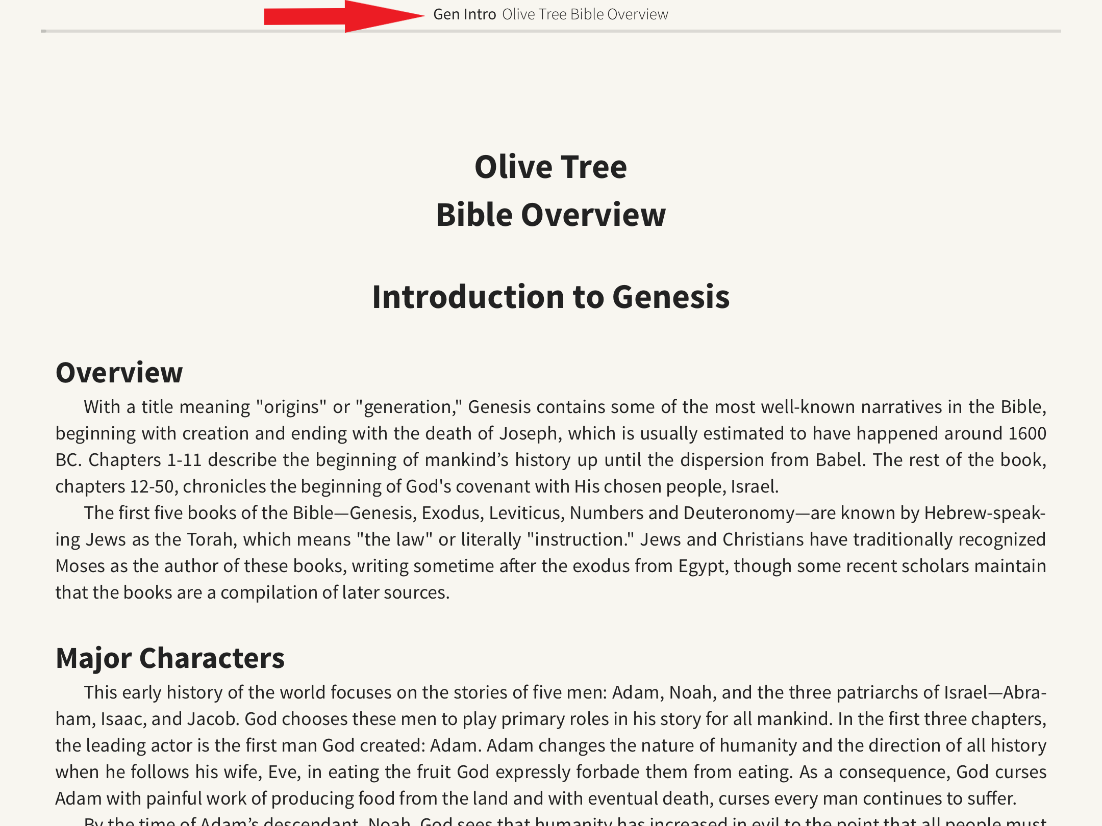 How To Olive Tree Bible Overview Olive Tree