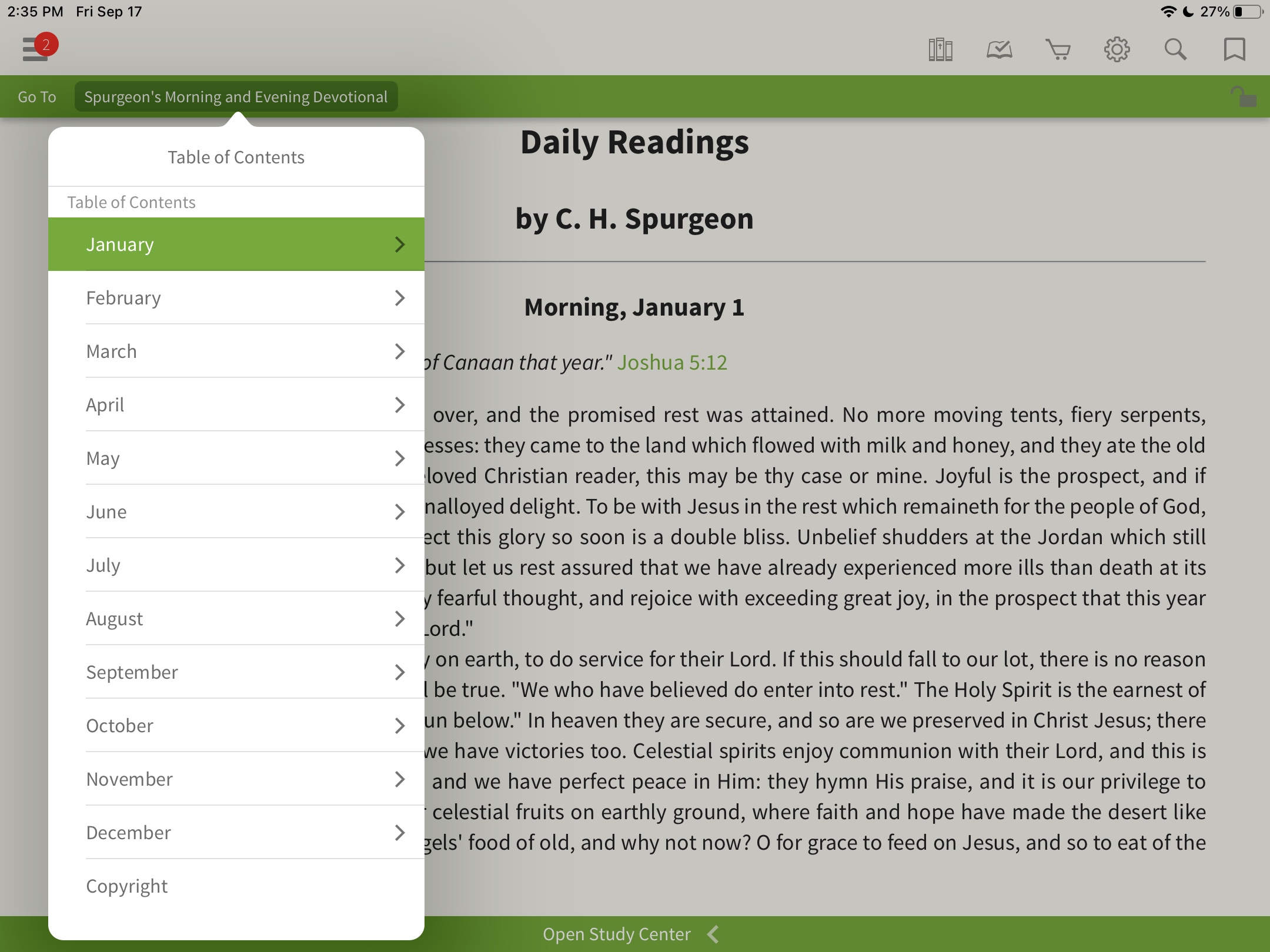 How To: Spurgeon's Morning and Evening Devotional – Olive Tree